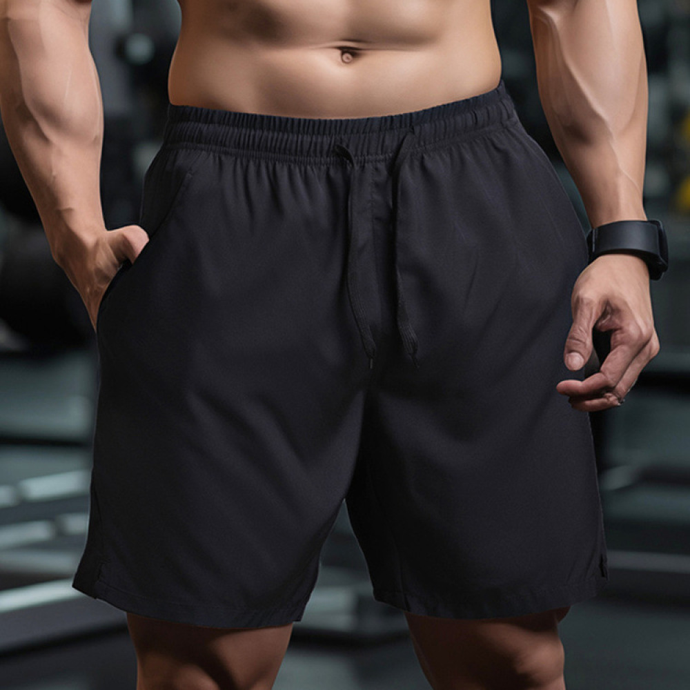 Running Gear Gym - Heren sneldrogende mesh shorts, ademende atletische