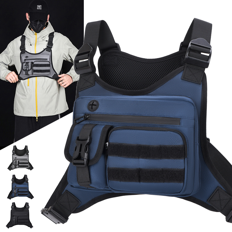 Running Gear Bag - Tactische borsttas voor heren, waterdicht, crossbody