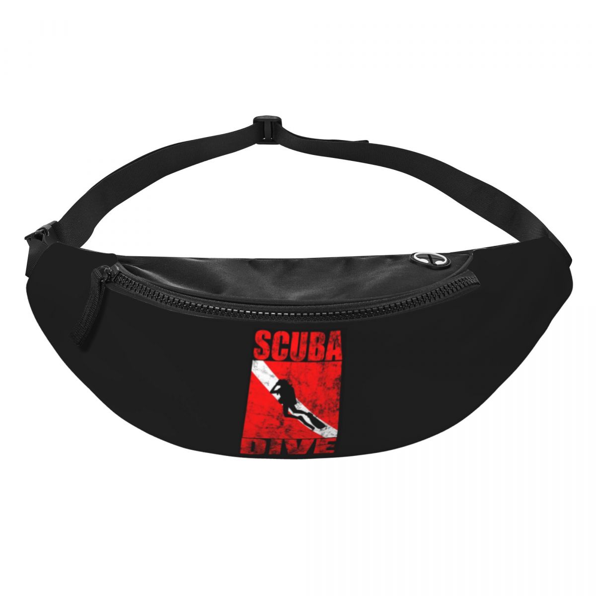 Running Gear Bag For Men - Scuba Dive Diver Down Flag Duikuitrusting