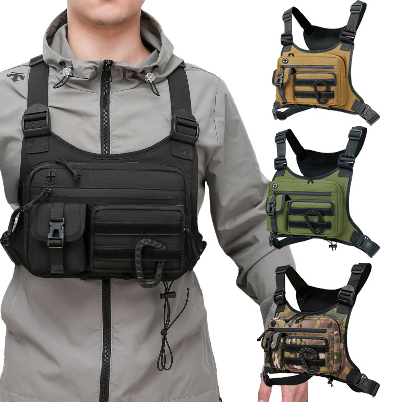 Tactische borsttas Herenvest E - Running Gear Bag recensie en prijs