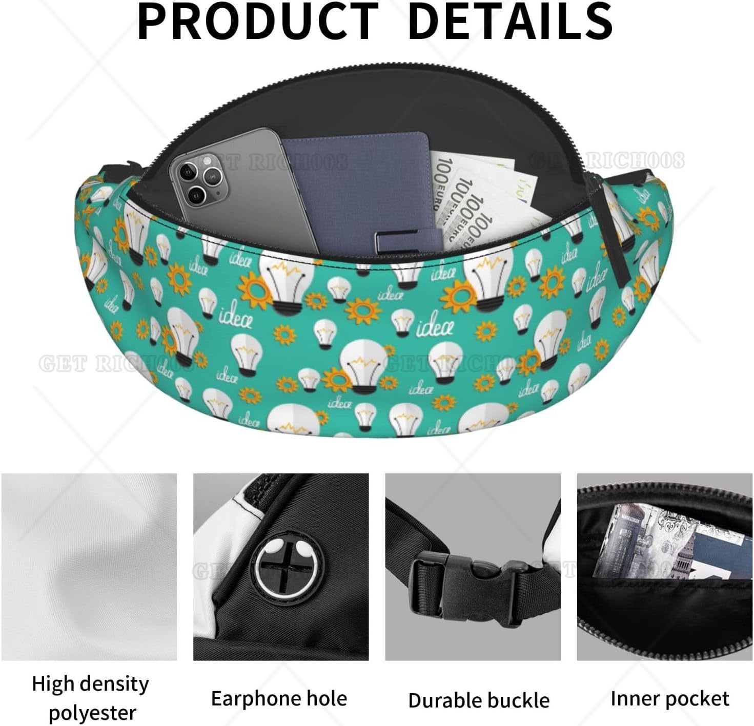 Crossbody Fanny Packs voor Dam - Running Gear Bag For Men recensie en prijs