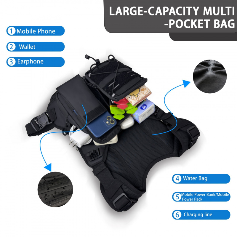 2026 Nieuwe Tactische Vest Bor - Running Gear Bag For Men recensie en prijs