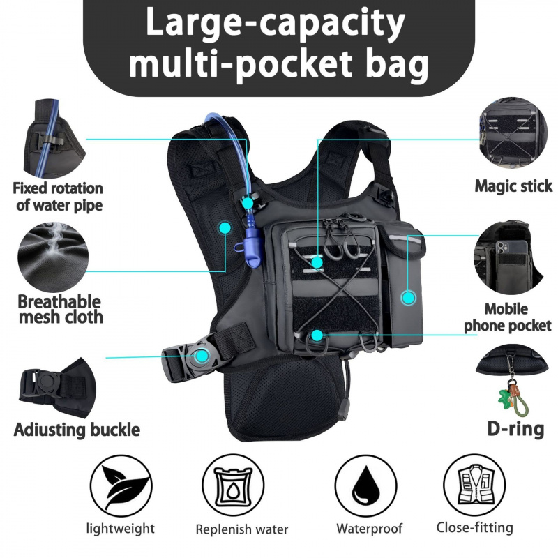 2026 Nieuwe Tactische Vest Bor - Running Gear Bag For Men recensie en prijs