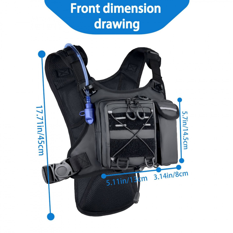 2026 Nieuwe Tactische Vest Bor - Running Gear Bag For Men recensie en prijs